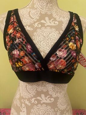 NWT Parade Floral Bralette SZ XL